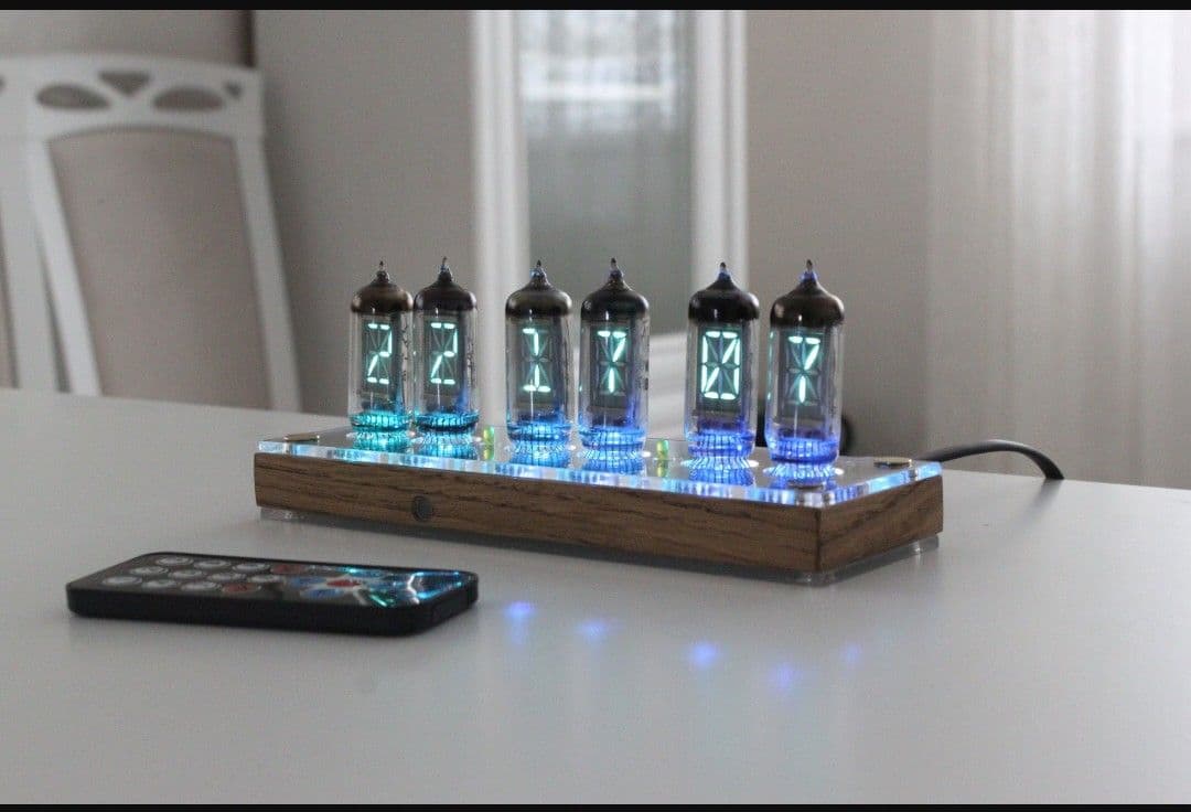 【入手困難】ニキシー管 ネオン管 時計 VFD IV-17 6個 製