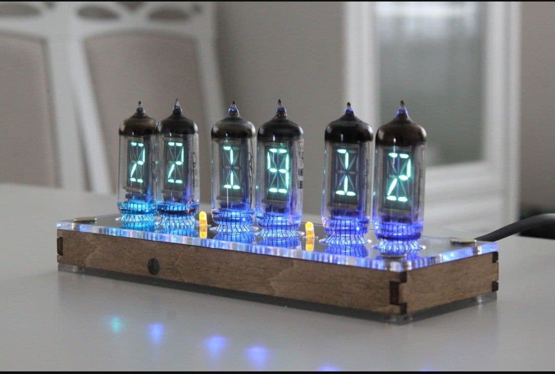 【入手困難】ニキシー管 ネオン管 時計 VFD IV-17 6個 製