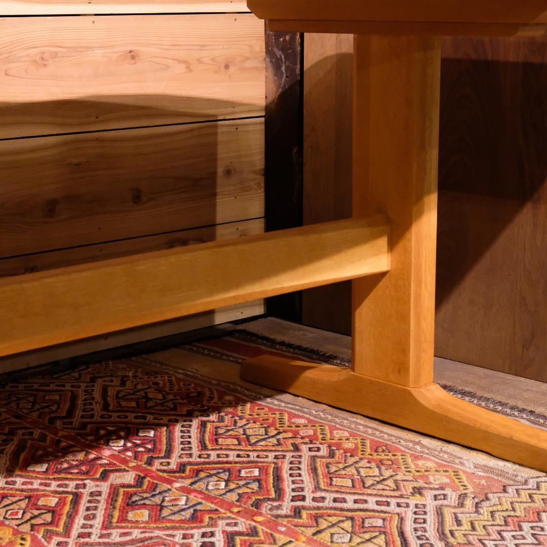 柏木工 高山ウッドワークス ダイニングテーブル ウォールナット&オークコンビ