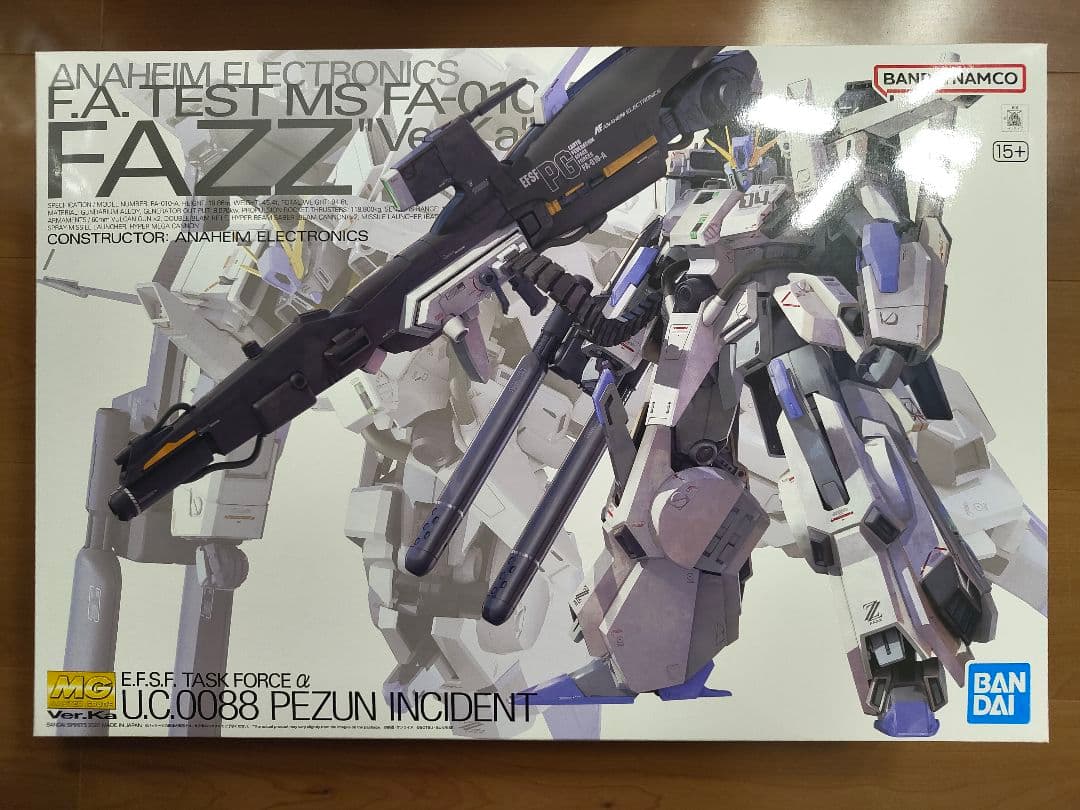 バンダイ MG 1/100 機動戦士ガンダムセンチネル FAZZ Ver.Ka