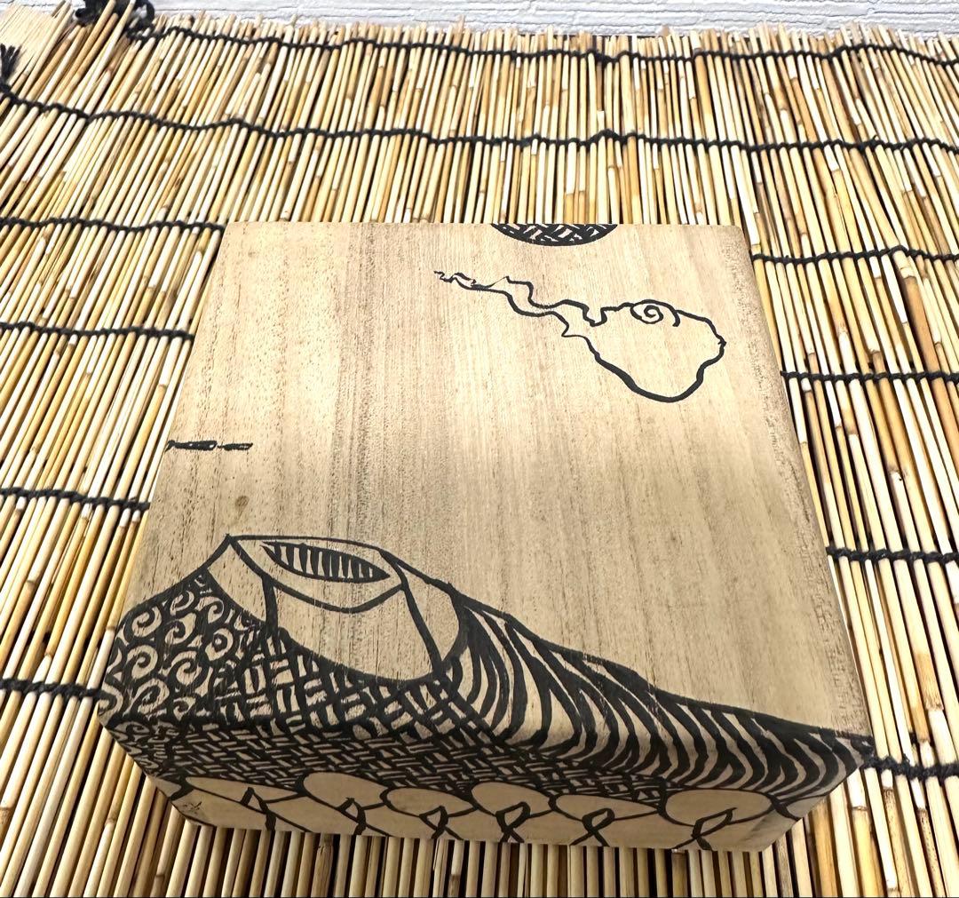 小孫 哲太郎 刻文器 ２０１９年作 共箱 茶道具 真作保証　リアルちょんまげ