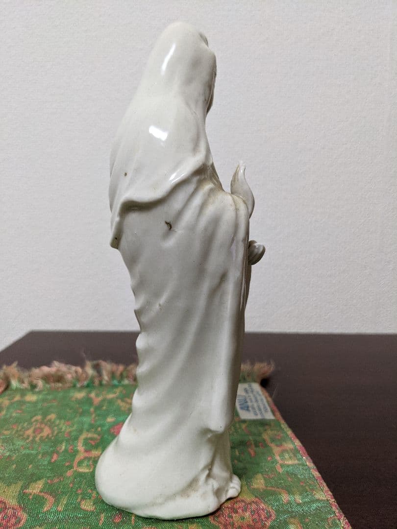⭐高橋道八造 珍品！遺品 極めて稀 仏教美術 白磁 観音菩薩立像 仏像 骨董品