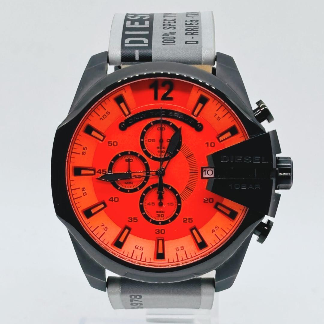 【レア】美品 ディーゼル メガチーフ DZ-4535 動作良好 腕時計 y2k