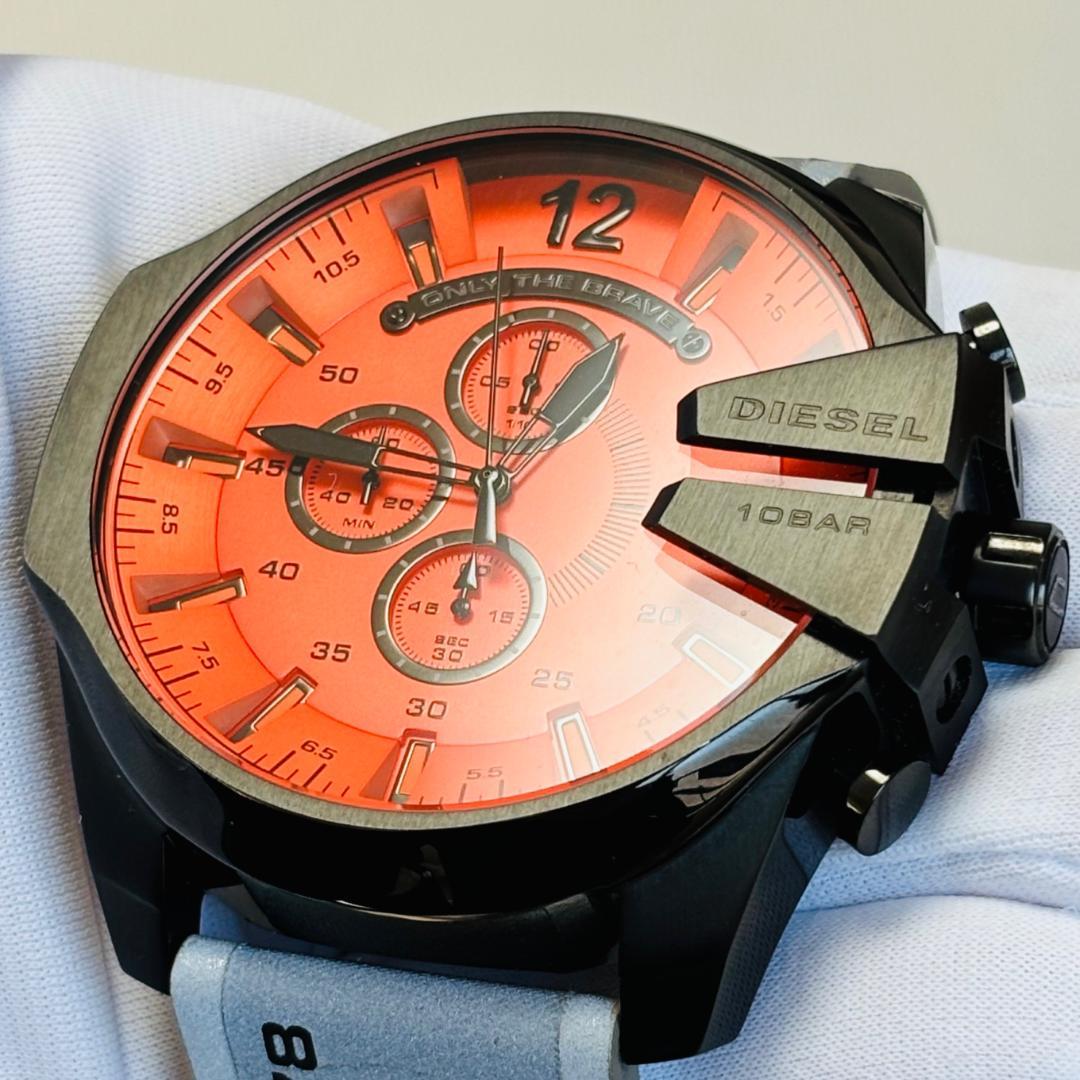 【レア】美品 ディーゼル メガチーフ DZ-4535 動作良好 腕時計 y2k