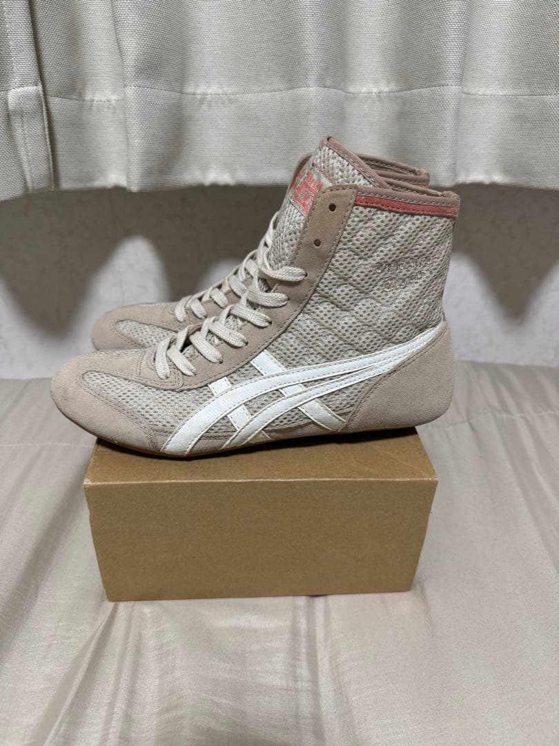 【希少・良品】オニツカタイガー レスリングシューズ ハイカット