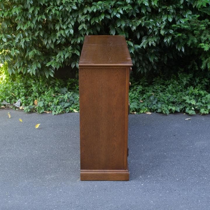 勇峰工芸 花柄 サイドボード ナラ材 葉山ガーデン 葉山家具 旭川 北海道