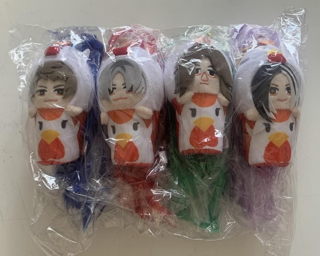 GLAYローソンコラボなりきり！からあげクン ファー付きマスコット(4種セット)