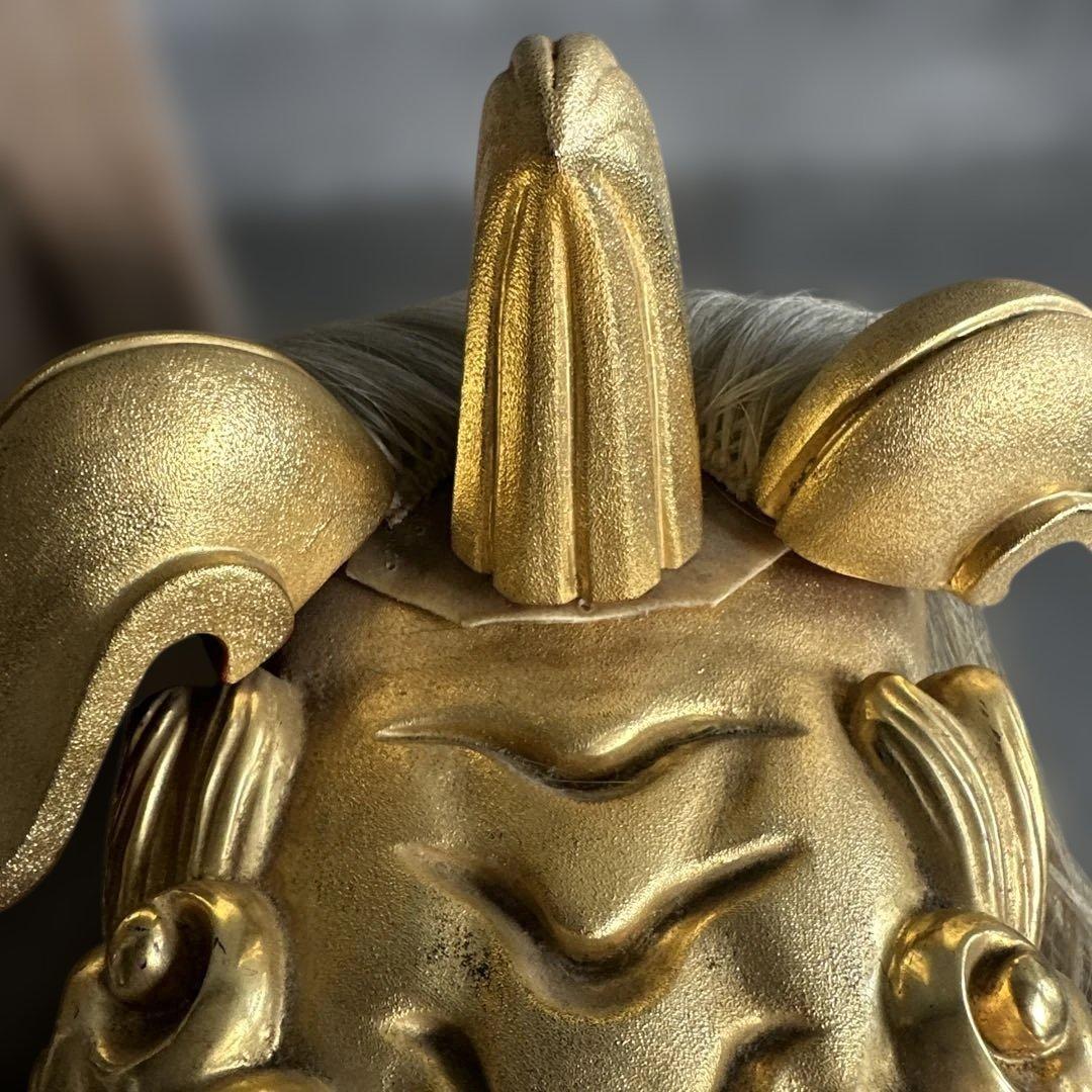 お値下げ❣️迫力のお品‼️木彫　獅子頭