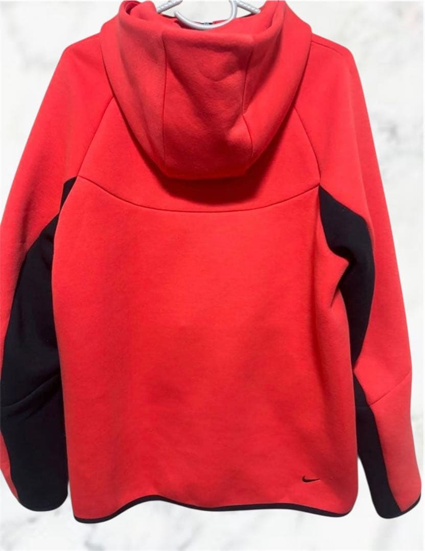 希少 最安値 NIKE ナイキ テックフリース 赤 限定色