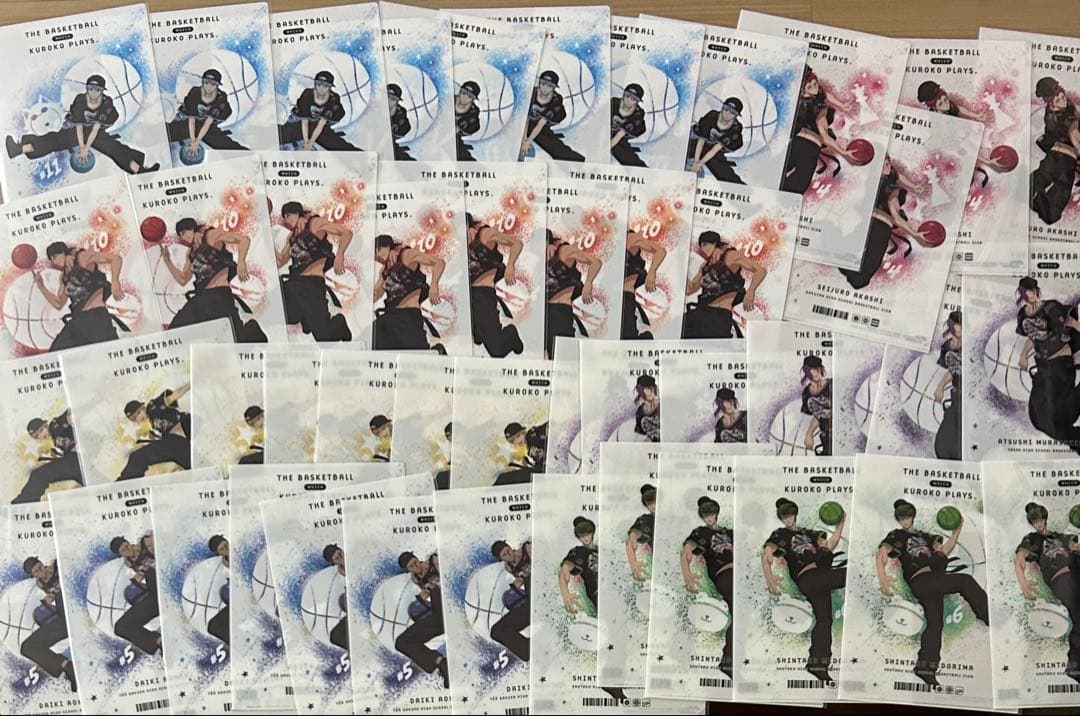 黒子のバスケ 黒バス　 B−BOYスタイル　クリアファイル　まとめ売り　42枚