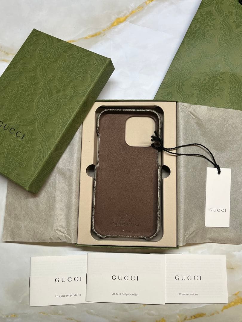 【新品未使用】GUCCI iPhone13 PROケース　オフディア　02