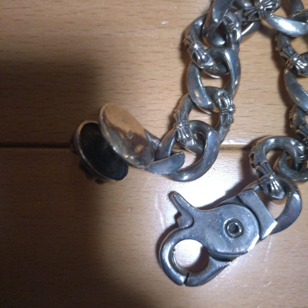 シルバー925 クロスチェーンブレスレット