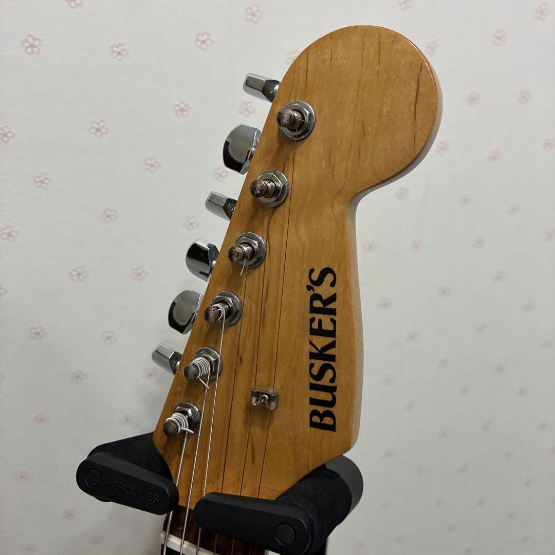 busker's ストラトキャスター　赤黒