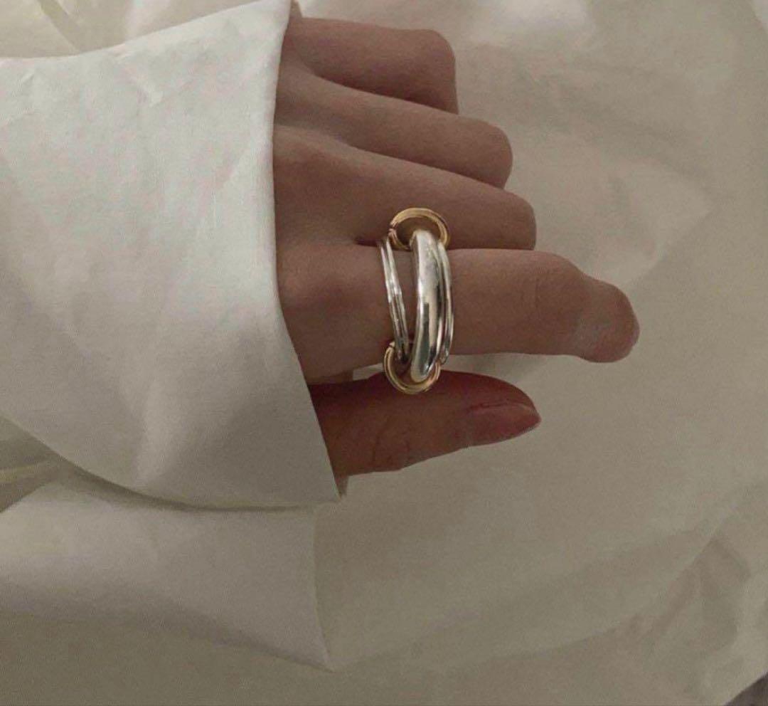 指輪・リング nanagu four hoops ring silver925