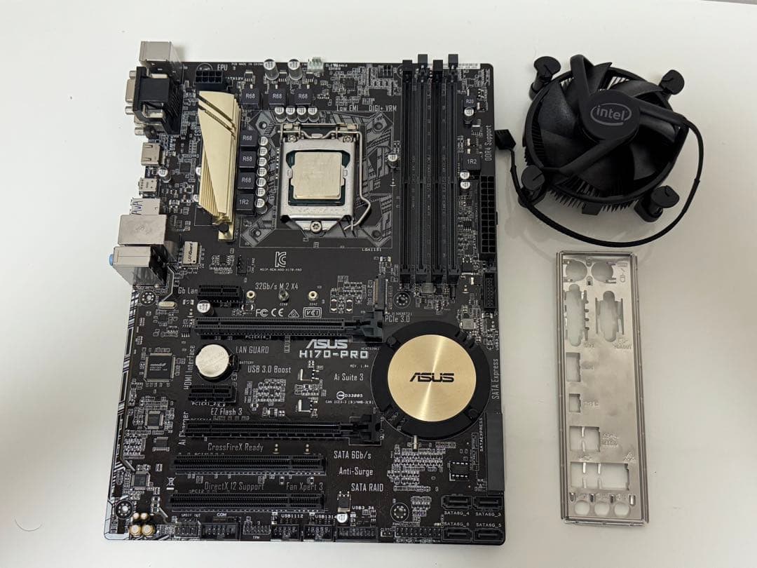 s*u様 ASUS H170-PRO マザー + i7-6700 + メモリ8G