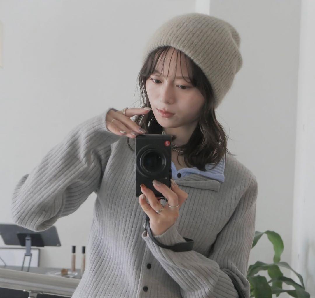 新品未使用⭐︎タグ付　CALME loose fit beanie ivory