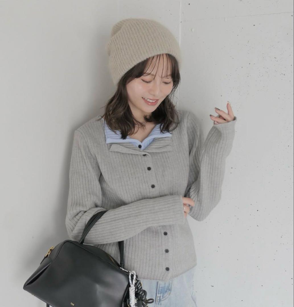 新品未使用⭐︎タグ付　CALME loose fit beanie ivory