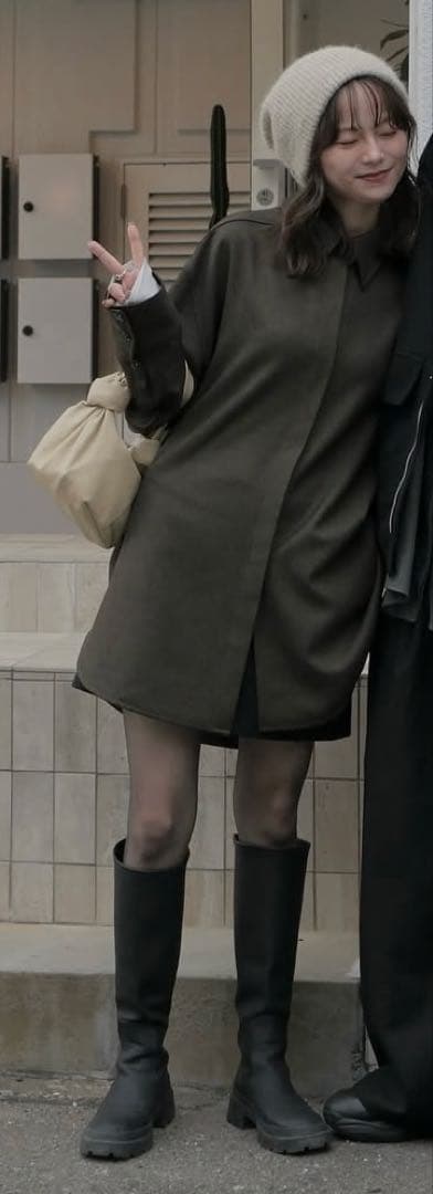 新品未使用⭐︎タグ付　CALME loose fit beanie ivory