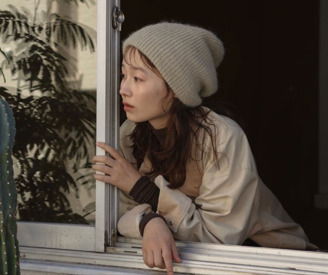 新品未使用⭐︎タグ付　CALME loose fit beanie ivory