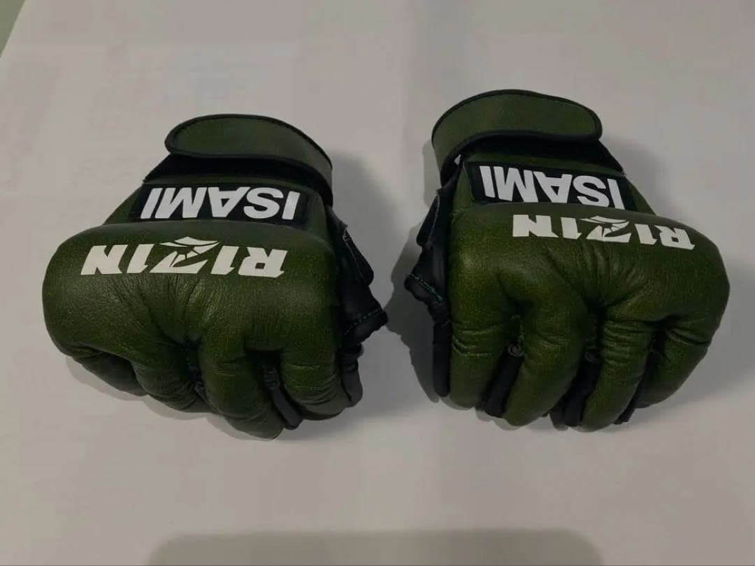 ISAMI RIZIN オープンフィンガーグローブ Lサイズ　美品