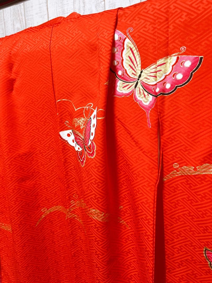 お買い得品♡七五三　7歳　女の子　フルセット　一式　赤系