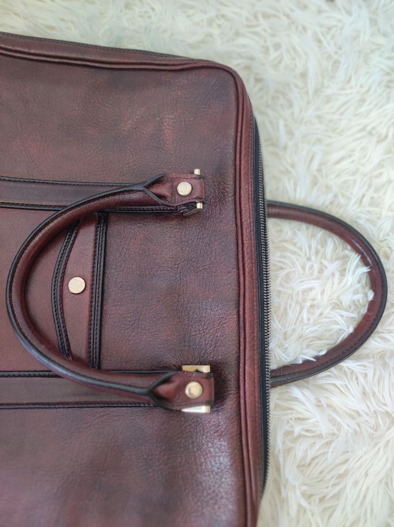 ☆美品☆GOLD PFEIL レザービジネスバッグ A4　本革　メンズ　ワイン