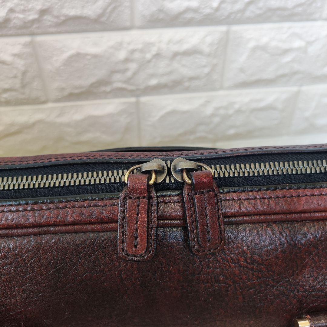 ☆美品☆GOLD PFEIL レザービジネスバッグ A4　本革　メンズ　ワイン