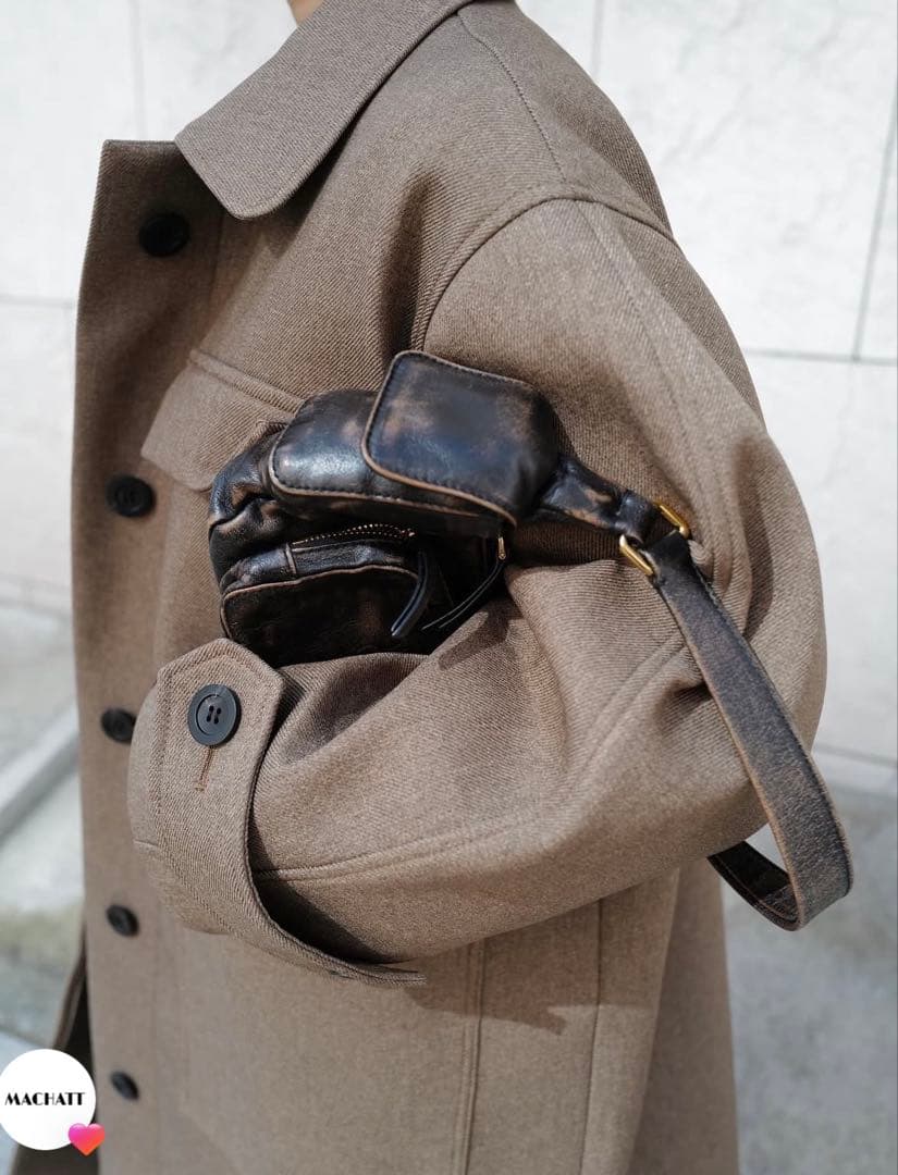 マチャット　今期2025AW ボンディングオーバーコート