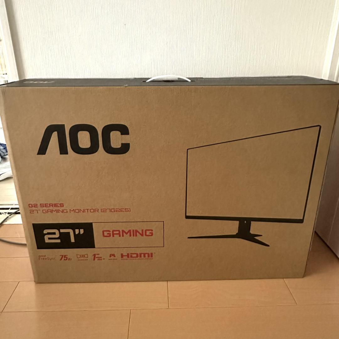 新品 AOC ゲーミング液晶モニター【27G2E5/11】27インチ フルHD