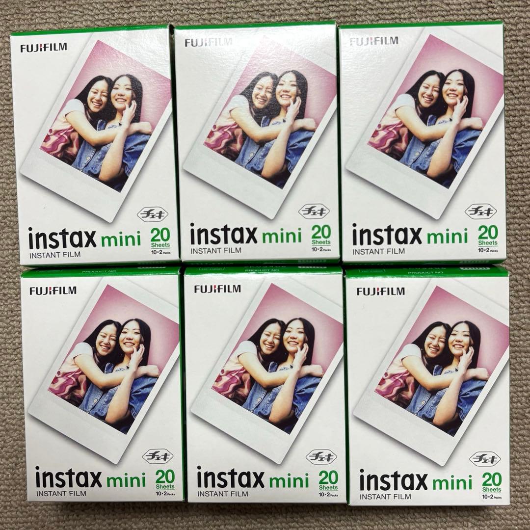 instax mini フィルム　20枚×6箱