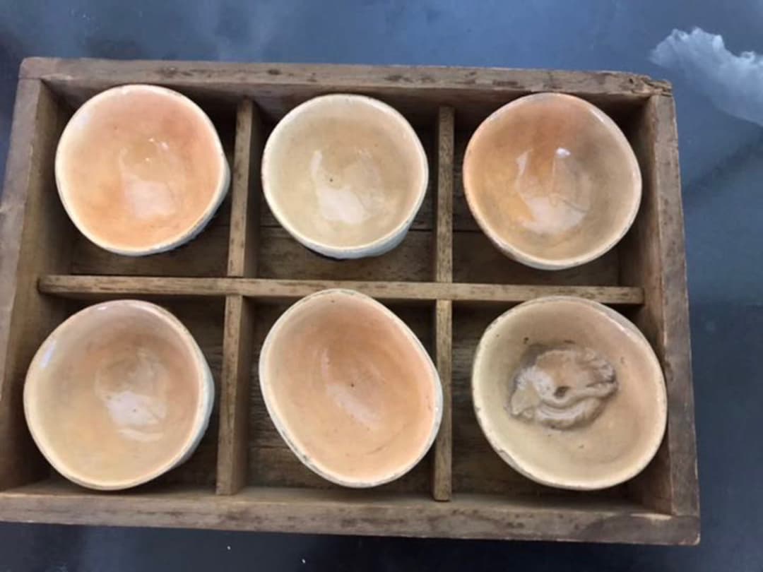 九谷焼　時代盃　KUTANI 金城　工芸品　顔　古董　七福神　おちょこ　骨董