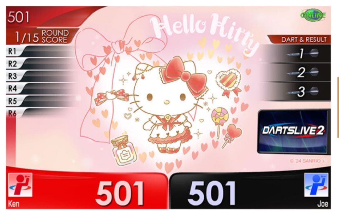 廃盤⭐︎サンリオ⭐︎ハローキティダーツセット