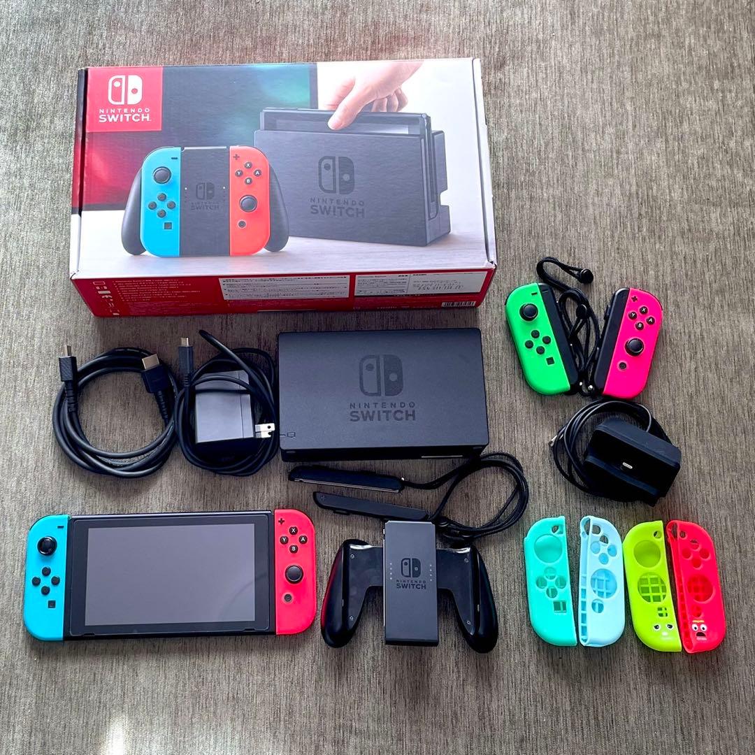 Nintendo Switch 本体 カラフルジョイコン付き
