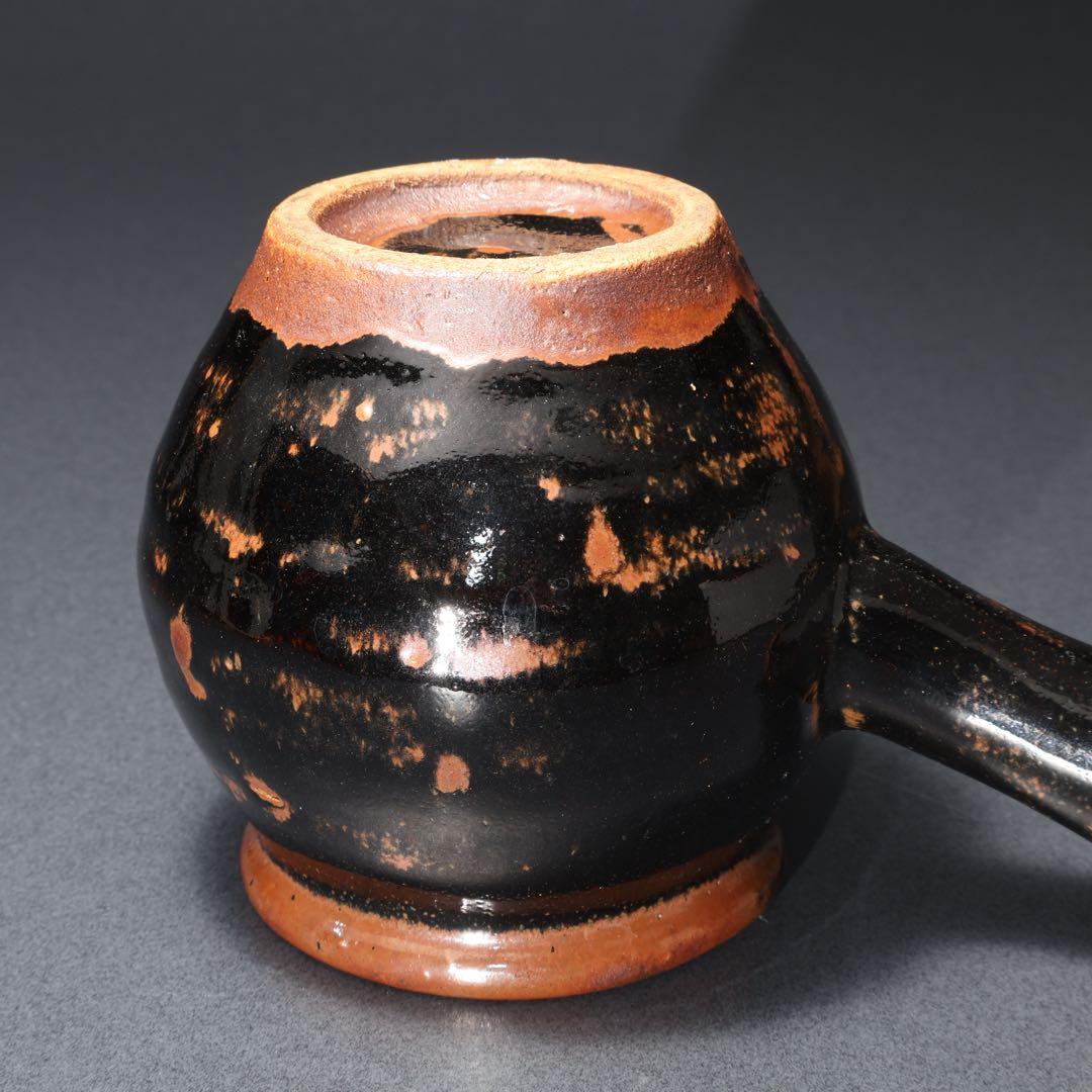 浜田庄司　黒釉急須　人間国宝　民藝　R1615K2
