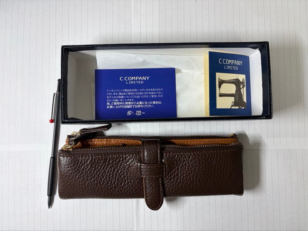 ルポペンケース zoom 707付き ダークブラウン