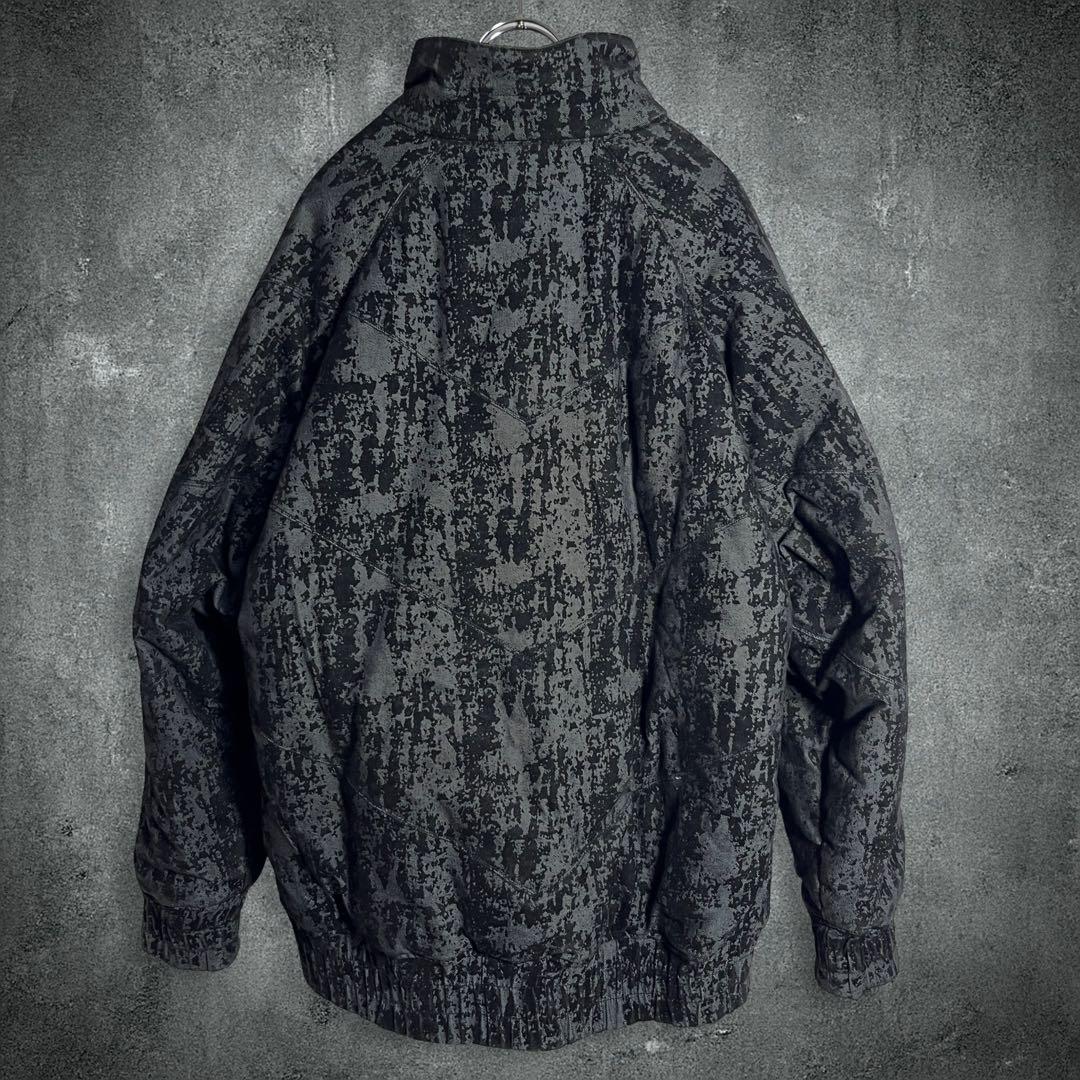 極美品✨CROSS COLOURS ジップアップブルゾン 総柄 肉厚 XXL