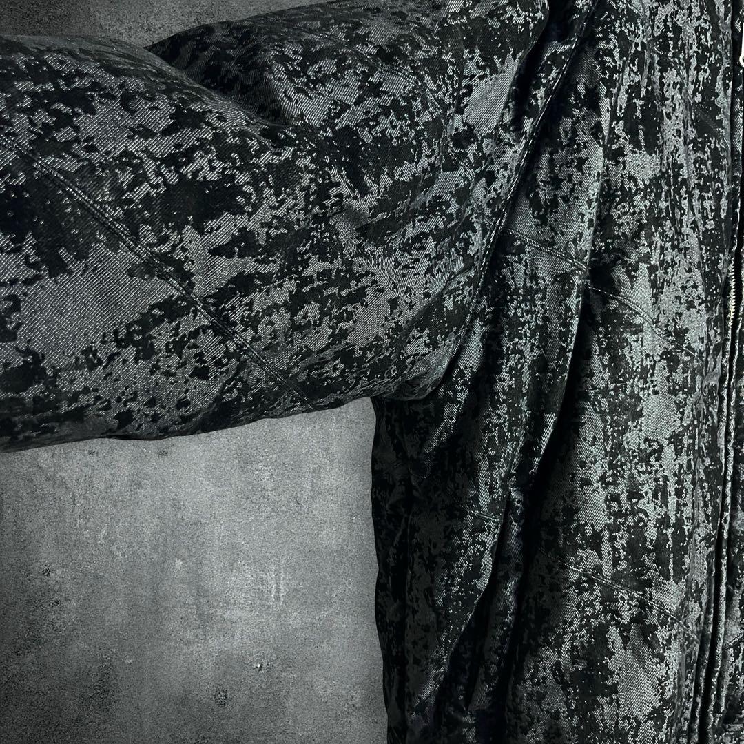 極美品✨CROSS COLOURS ジップアップブルゾン 総柄 肉厚 XXL