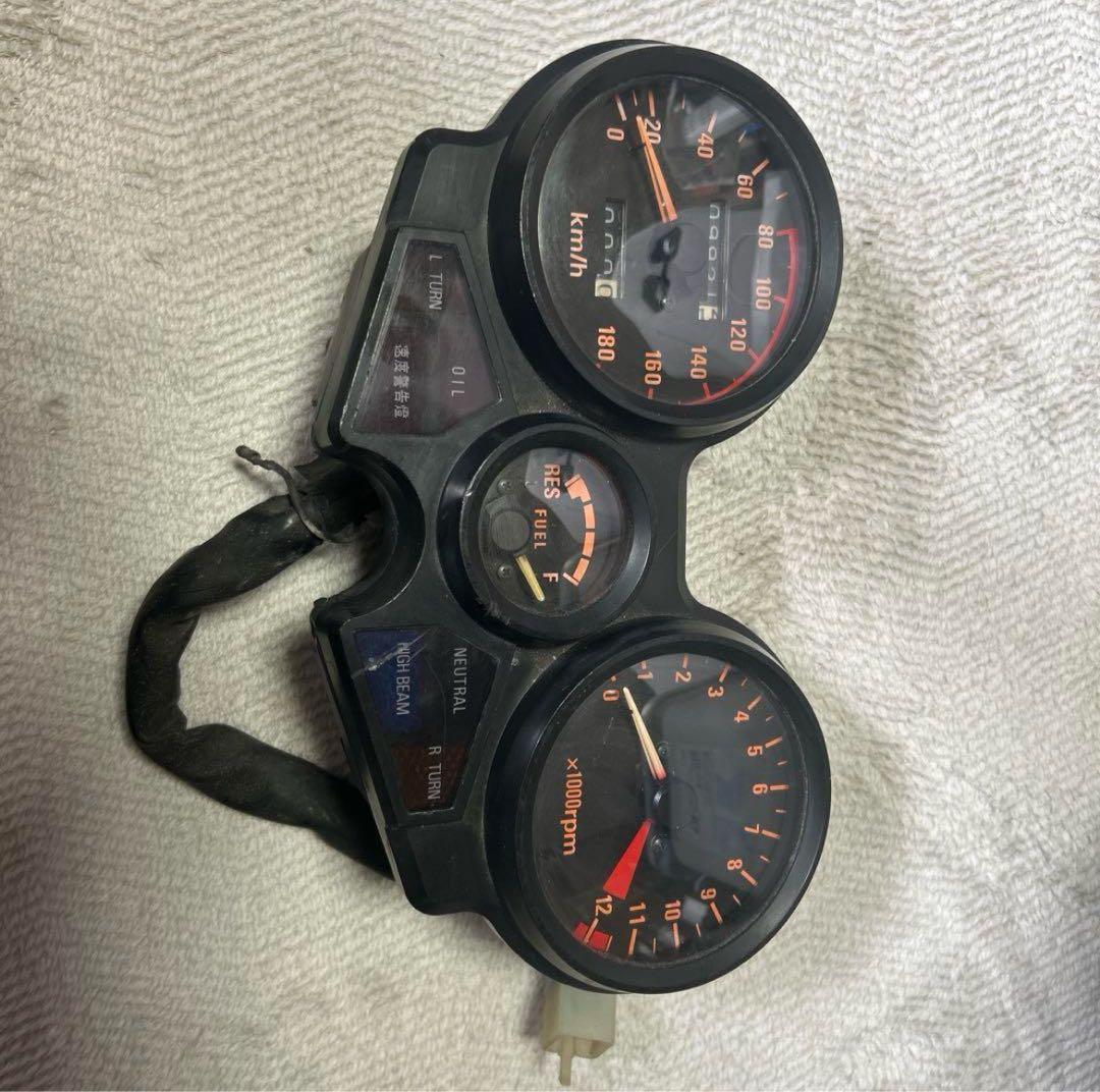 CBX400F HONDA 純正メーター　バイク スピードメーター 3連メーター