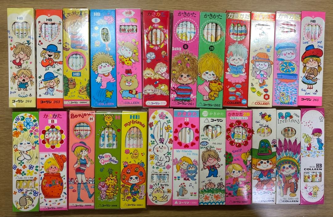 水森亜土　鉛筆まとめ