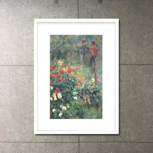 額装済/The Garden in/ルノワール/インテリア/アート/ポスター