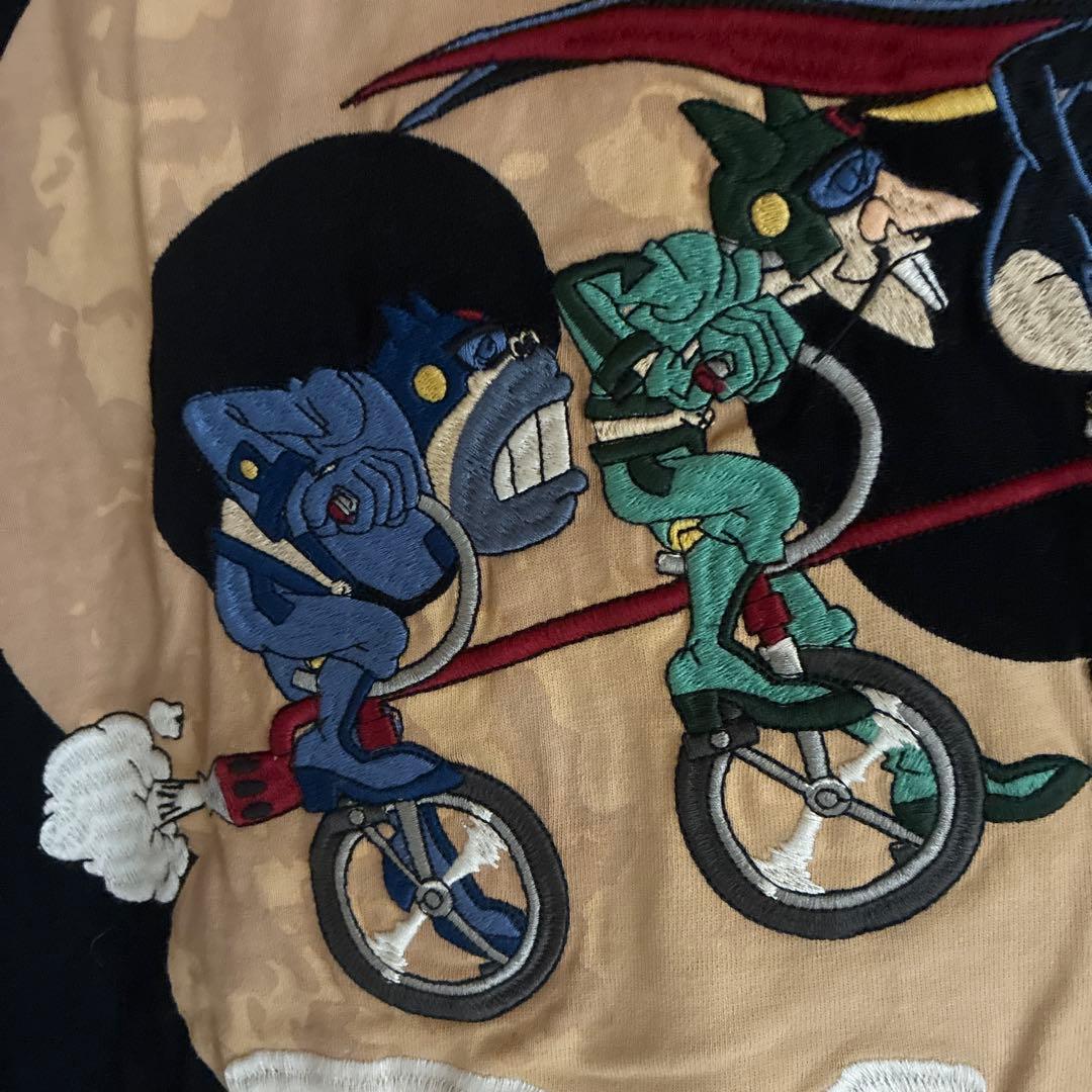 ヤッターマン、ドロンボーギャングコラボ刺繍Tシャツ(新品タグ付き)