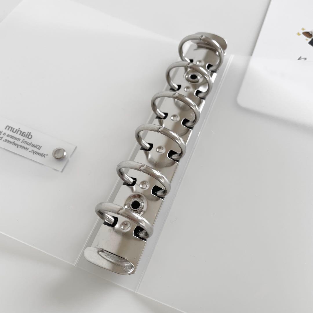 完売品　韓国　バインダー　貯金　リフィル　シール帳　A7 diarium