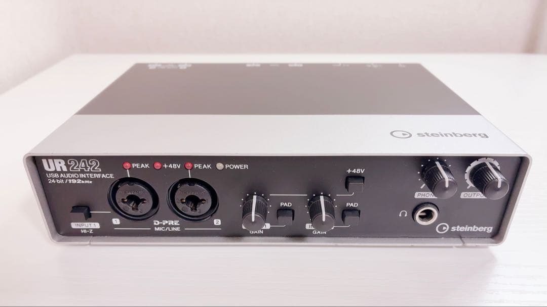 Steinberg UR242 オーディオインターフェース