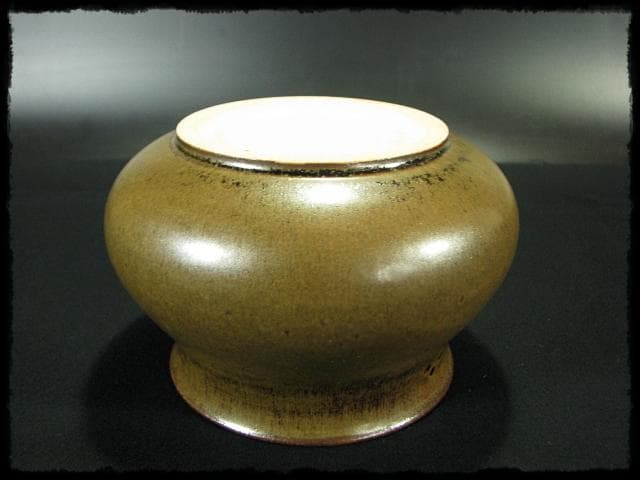 膳所 ぜぜ 口梅鉢 エフゴ 餌袋 建水 岩崎 新定 遠州 茶道具 f197