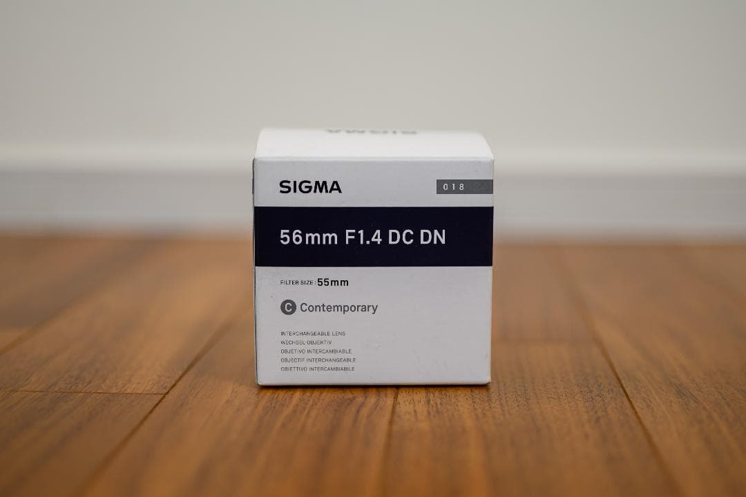 SIGMA 56mm F1.4 DC DN レンズ + フィルター