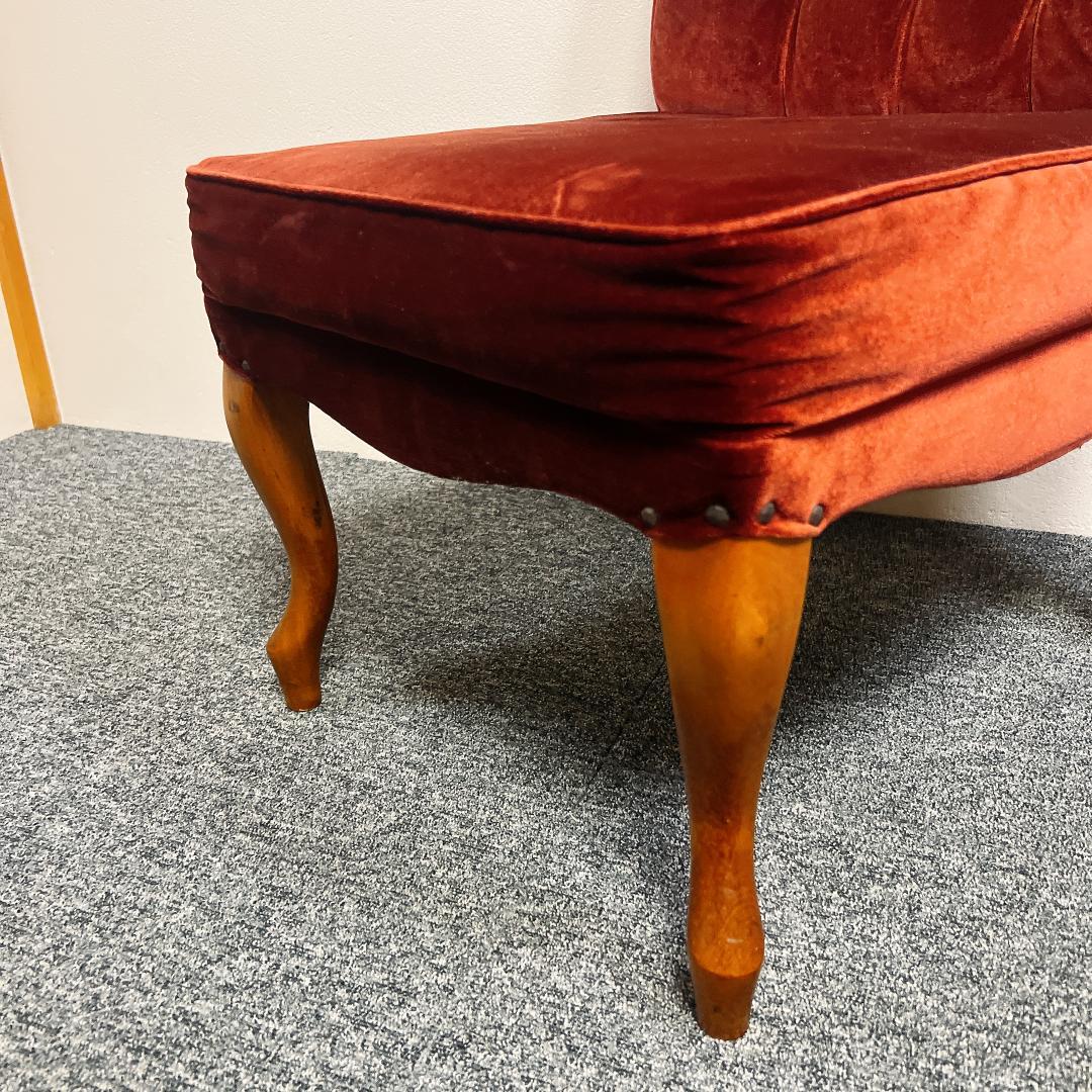 オートの椅子　アンティーク　レトロ　昭和　ダイニングチェア　デスクチェア