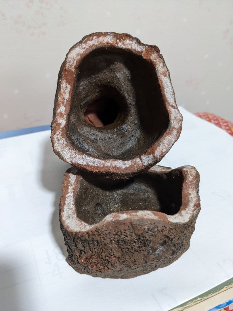 ♦沖縄 やちむん シーサー 足跳ね上げ香炉 魔除け 縁起物 置物飾り 骨董品