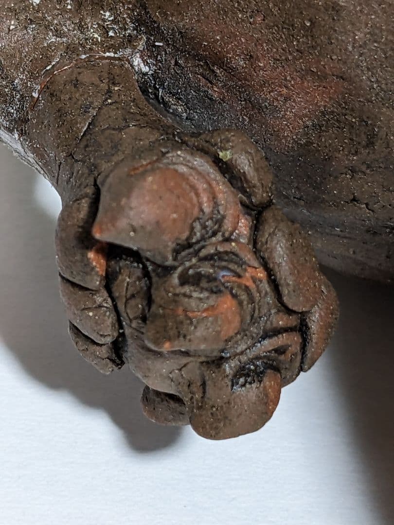 ♦沖縄 やちむん シーサー 足跳ね上げ香炉 魔除け 縁起物 置物飾り 骨董品