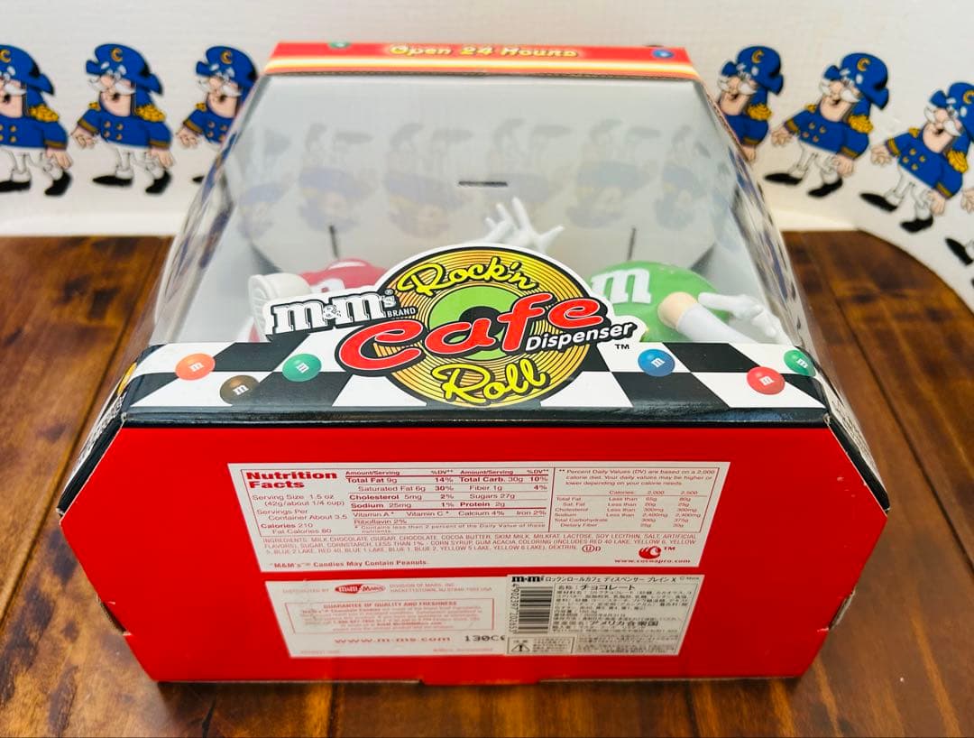 アメコミ m&m's JUKEBOX ROCK'N'ROLLCAFE dispenser