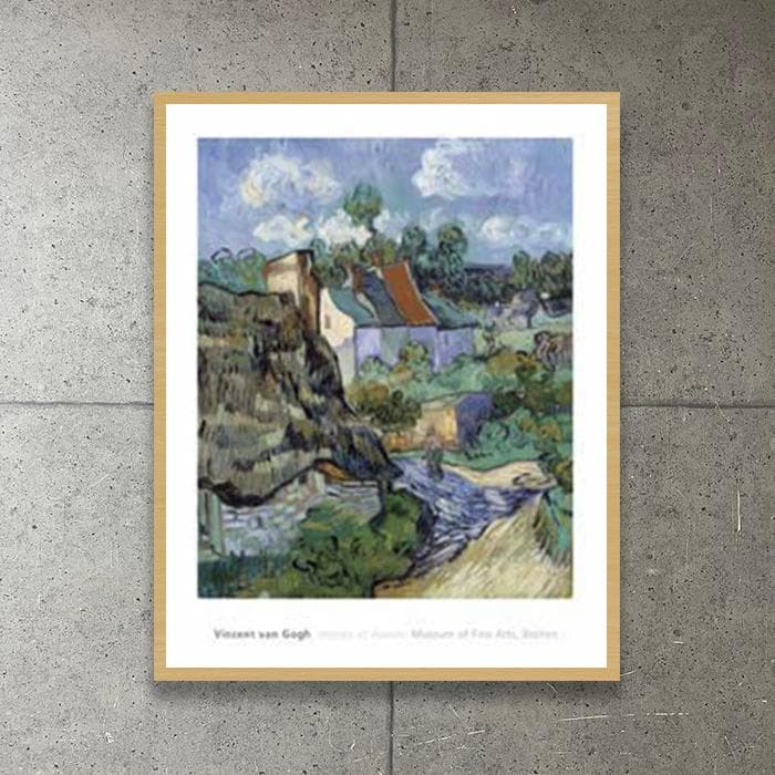 額装品/オーヴェールの家々/フィンセント ファン ゴッホ/ポスター/インテリア